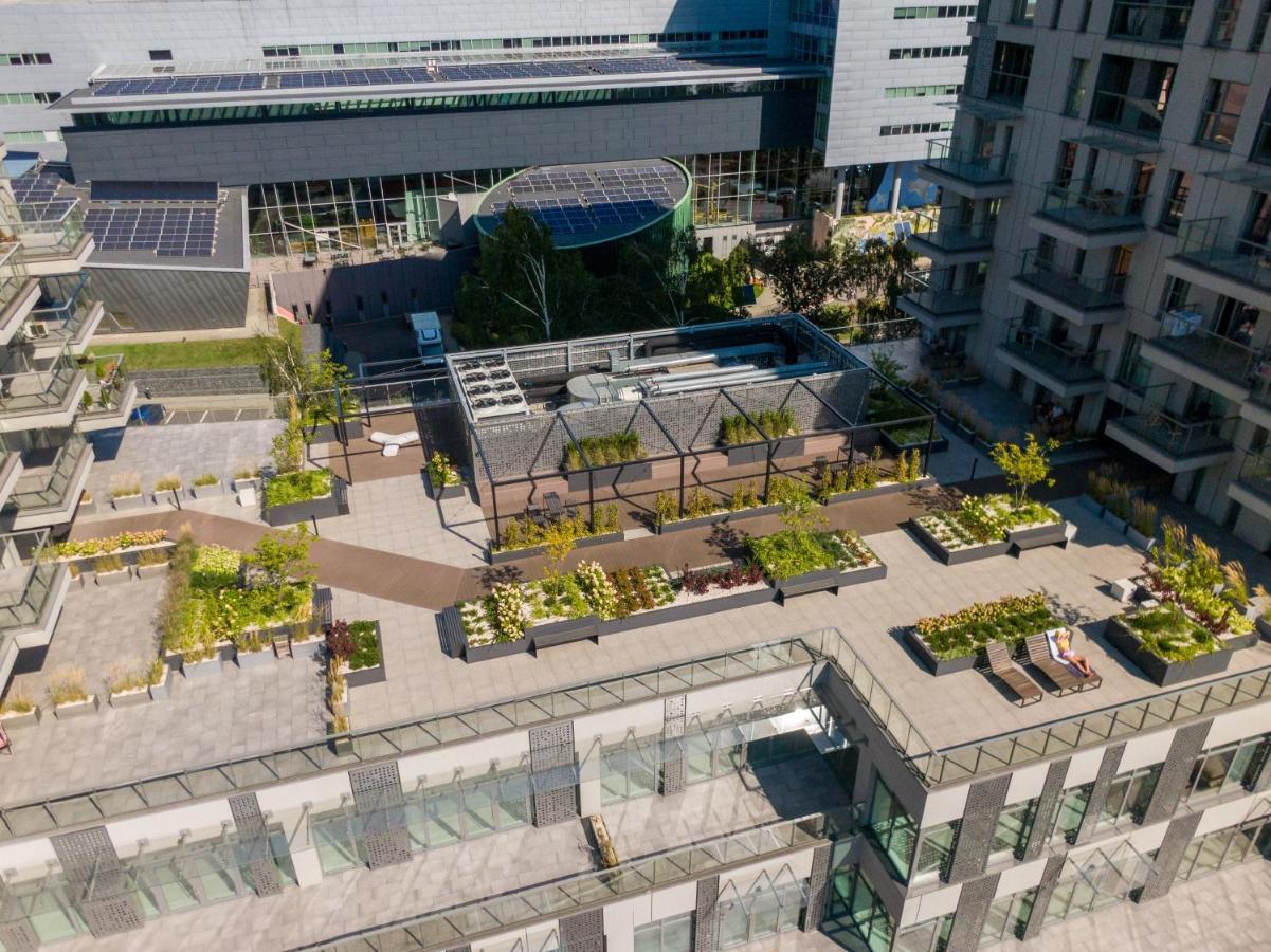 Urban Apartments Luxury Skyline Sokolska Towers 30A, 2 Free Garages, Gym & Sauna, Self Check-In كاتوفيتسه المظهر الخارجي الصورة